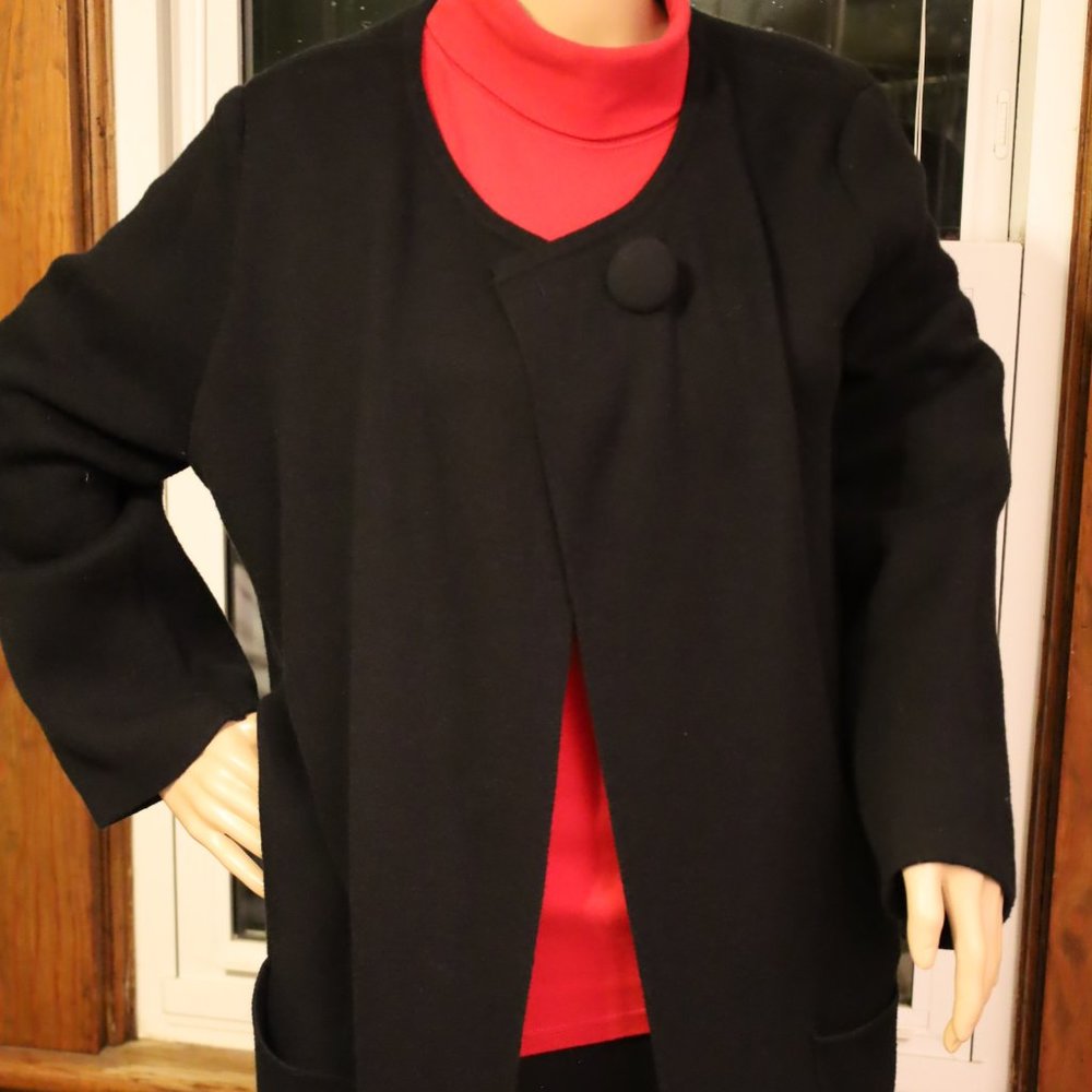 Alfani Single Button Jacket Sweater